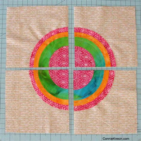 Batik Bulls Eye Quilt Block Tutorial Freemotion By The River