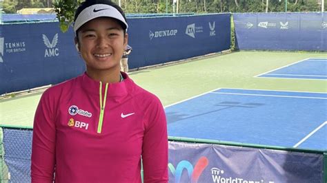 Alex Eala Barges Into Itf W Roehampton Finals