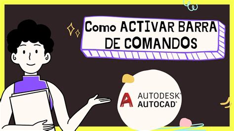 Cómo ACTIVAR la BARRA de COMANDOS en AUTOCAD YouTube