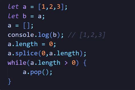 4 Formas De Vaciar Un Array En JavaScript Estrada Web Group