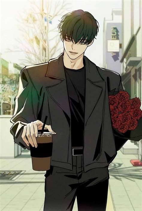 Tears On A Withered Flower In Manhwa Handsome Anime Guys Chibi