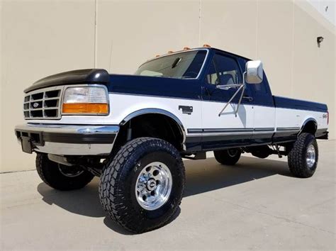 A Little Blue On White Here Beautiful 1997 Ford F250 Big Ford