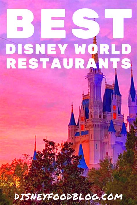 Best Disney World Restaurants