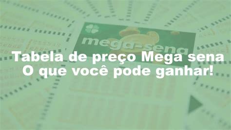 Tabela De Preço Da Mega Sena O Que Você Pode Ganhar Bmf Finanças E Tecnologia