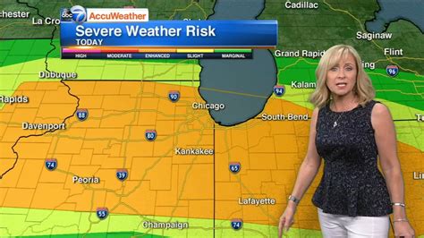 Chicago Accuweather Potential For Severe Storms Monday Afternoon Evening