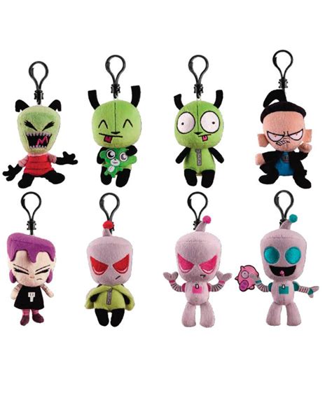 Llavero De Peluche Misterioso Invasor Zim Gameplanet