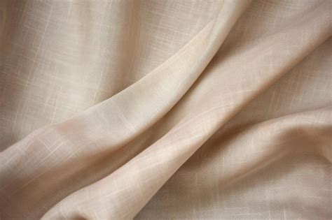 Premium Photo Silk Linen Blend Fabric In Natural Light