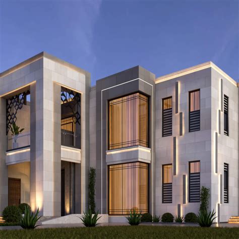 Modern Villa Facade Design Photo Gallery Glamorous