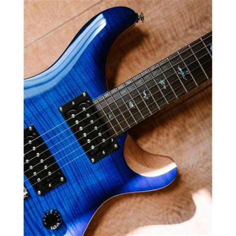 Prs Se Custom Th Anniversary Faded Blue Burst Chitarra Elettrica