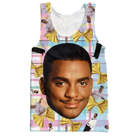 Funny Character Tank Tops Print Fresh Prince Of Bel Air Alfonso Ribeiro