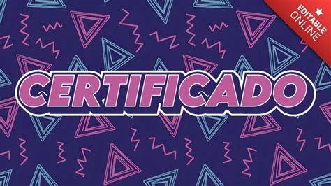 Certificado Nostalgiczna Czcionka Retro Z Lat Generator Efekt W