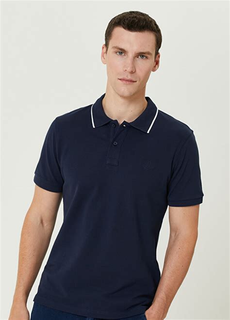 Beymen Club Slim Fit Lacivert Polo Yaka T Shirt Lacivert