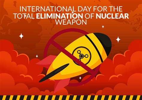 International Day For The Total Elimination Of Nuclear Weapons Vector