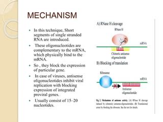 Antisense Technologies And Antisense Oligonucleotides Ppt