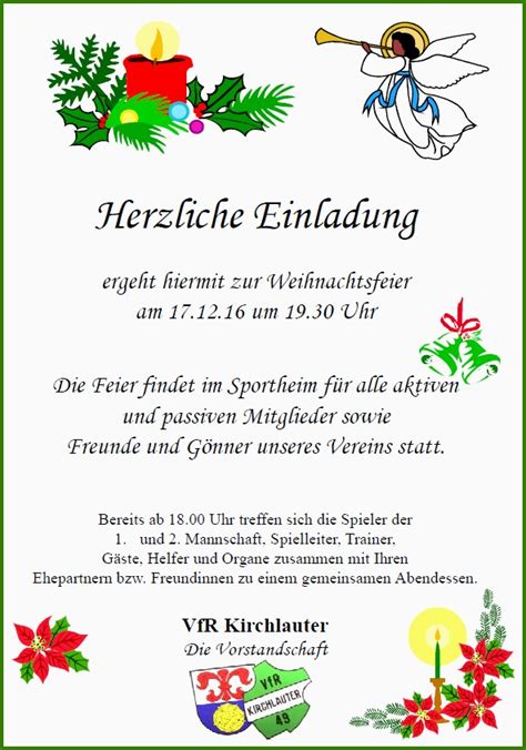 Einladung Zur Weihnachtsfeier Vorlage 50 Tipps Für Deinen Erfolg