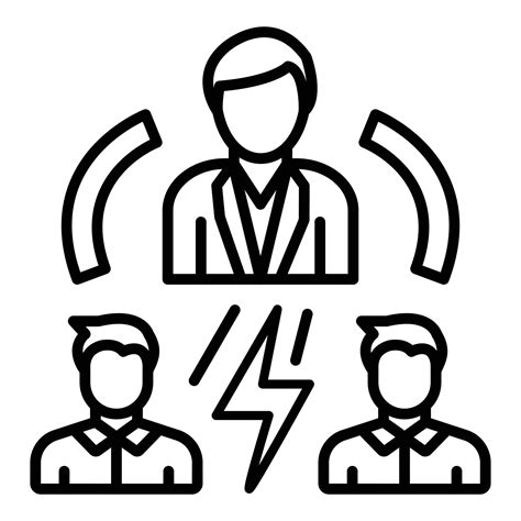 Intermediary Mediator Icon Style 12879371 Vector Art At Vecteezy