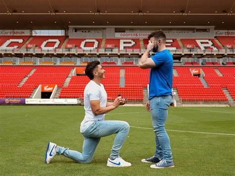 1st Openly Gay Footballer Gets Engaged