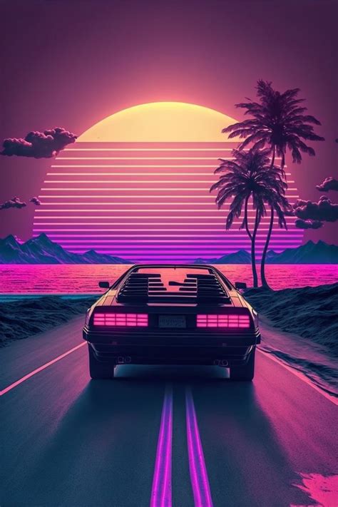 Abstract car wallpaper | Synthwave art, Cool wallpapers art, Vaporwave wallpaper