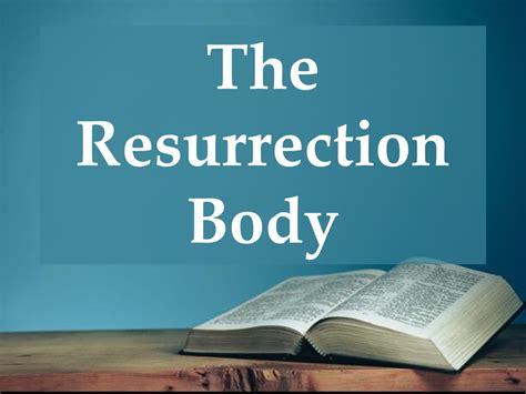 The Resurrection Body North Second Street Church Of Christ