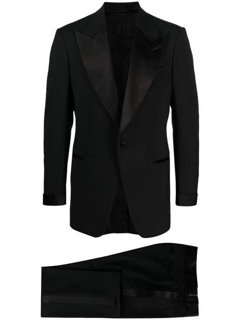 TOM FORD Traje Con Botones Negro FARFETCH MX