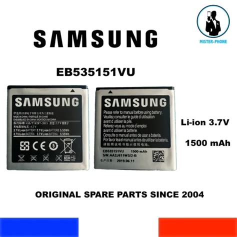 Original Battery Samsung Eb Vu Eb Vubstd Mah V Li Ion