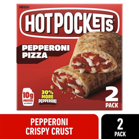 Hot Pockets Pepperoni Pizza Crispy Crust Ct Delivery Or Pickup Near Me Instacart