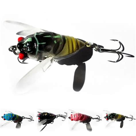 2019 New Promotions Cicada Baits Fishing Lures Bass Crank Baits 4cm 6 ...