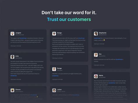 Testimonial Ui By Simon L Rwer On Dribbble