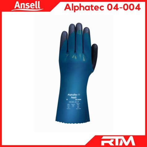 Ansell Alphatec Nitrile Pvc Gloves Large Lazada Ph