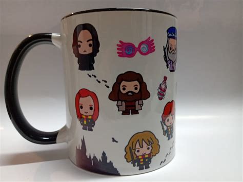 Mug Taza Harry Potter Tipo Chibi Personajes Tienda Crazy Stuff