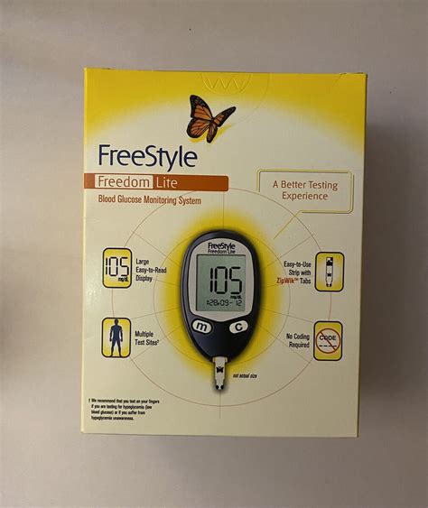 Freestyle Lite Freedom Lite Blood Glucose Monitoring System Off