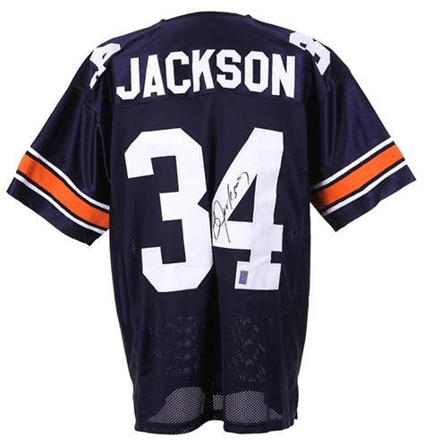 Lot Detail - 1982-1985 Bo Jackson Auburn Signed Custom Jersey (Bo ...