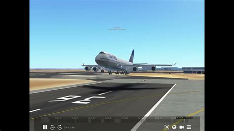 Boeing 747 Butter Landing Youtube