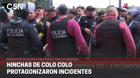 Incidentes Entre Colo Colo Y La Polic A En La Previa Del Partido Contra