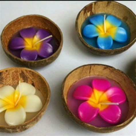 Jual Lilin Aromateraphy Alas Batok Kelapa Oleh Oleh Souvenir Khas Bali