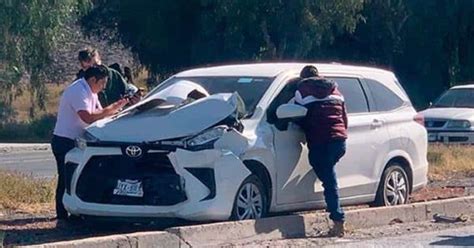 Se Registra Percance Vial Frente A Sendero