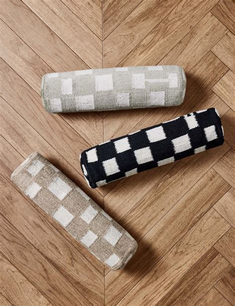 Irregular Checkerboard Bolster Pillow By Sarah Sherman Samuel Sarah