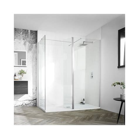 Aquadart Wetroom 8 Flipper Panel 300mm Silver From Plumb Warehouse