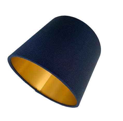 Navy Gold Drum Lampshade Lamp Shade Lampshade Custom Etsy