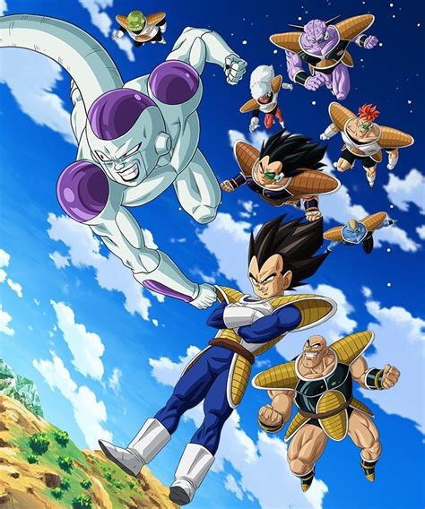 Frieza Vegeta Nappa Raditz And The Ginyu Force Dragon Ball Z