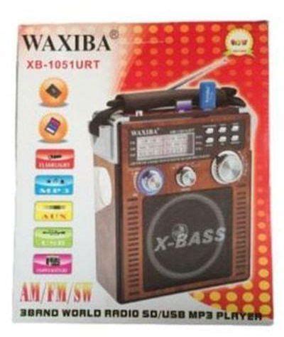 WAXIBA Portable X Bass Rechargeable World Receiver Radio price from ...