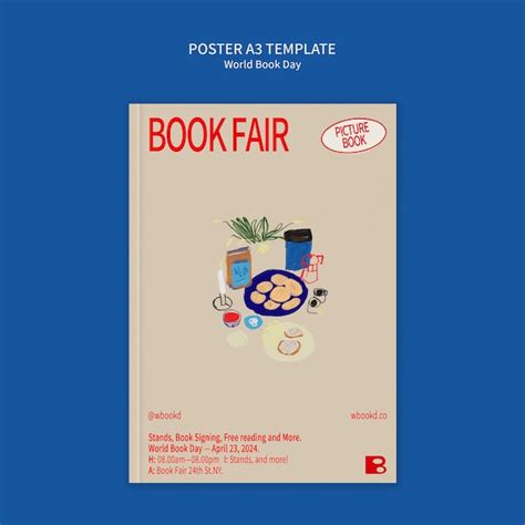 Free Psd World Book Day Poster Template