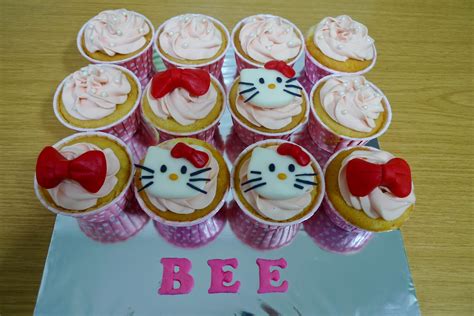 Hello Kitty Cupcakes - Sherbakes