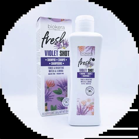 Salerm Shampoo Biokera Fresh Violet Shot 300 Ml Matizador Bspharma