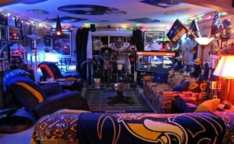 Vibrant Vikings Man Cave Man Cave Bar Diy Man Cave Bar Football Man