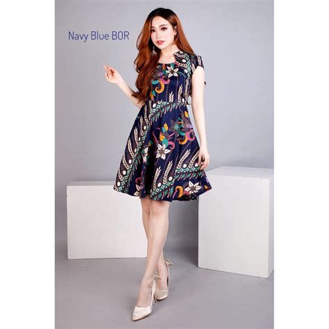 Jual Dress Batik Dress Batik Modern Dress Batik Wanita Dress