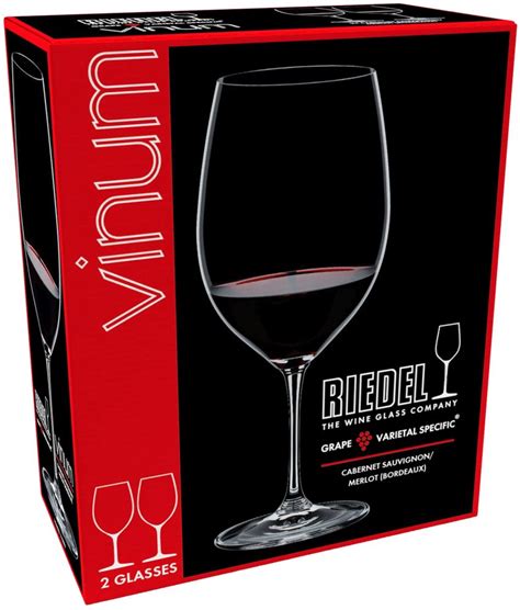 Riedel Red Wine Glasses Vinum Cabernet Merlot 2 Pieces Buy Now At Cookinglife