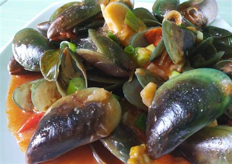 Resep Kerang Ijo Bumbu Kuning Kerang Hijau Kuah Bumbu Kuning Resep