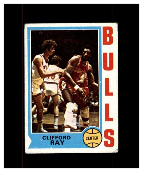 1974 75 Topps Basketball Card Chicago Bulls 114 Clifford Ray Ebay