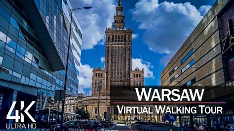 K Fps Virtual Walking Tour Warsaw Poland Binaural